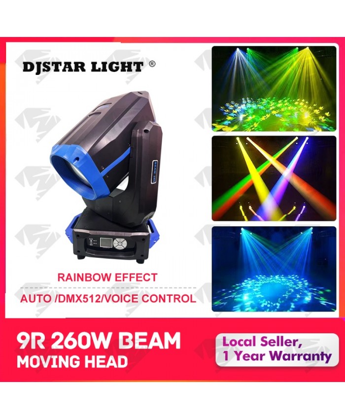 260w 9r beam light rotary spotlight bar shaking beam computer equipment