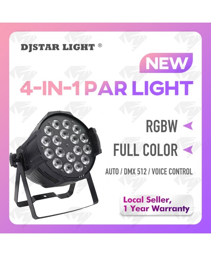 Stage Lights LED 18*10W RBGW Par Lights/wedding lighting/Stage lights