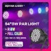 Par led 54x3watt Fullcolor Bulbs/Stage night Light/Moving Light/disco par light